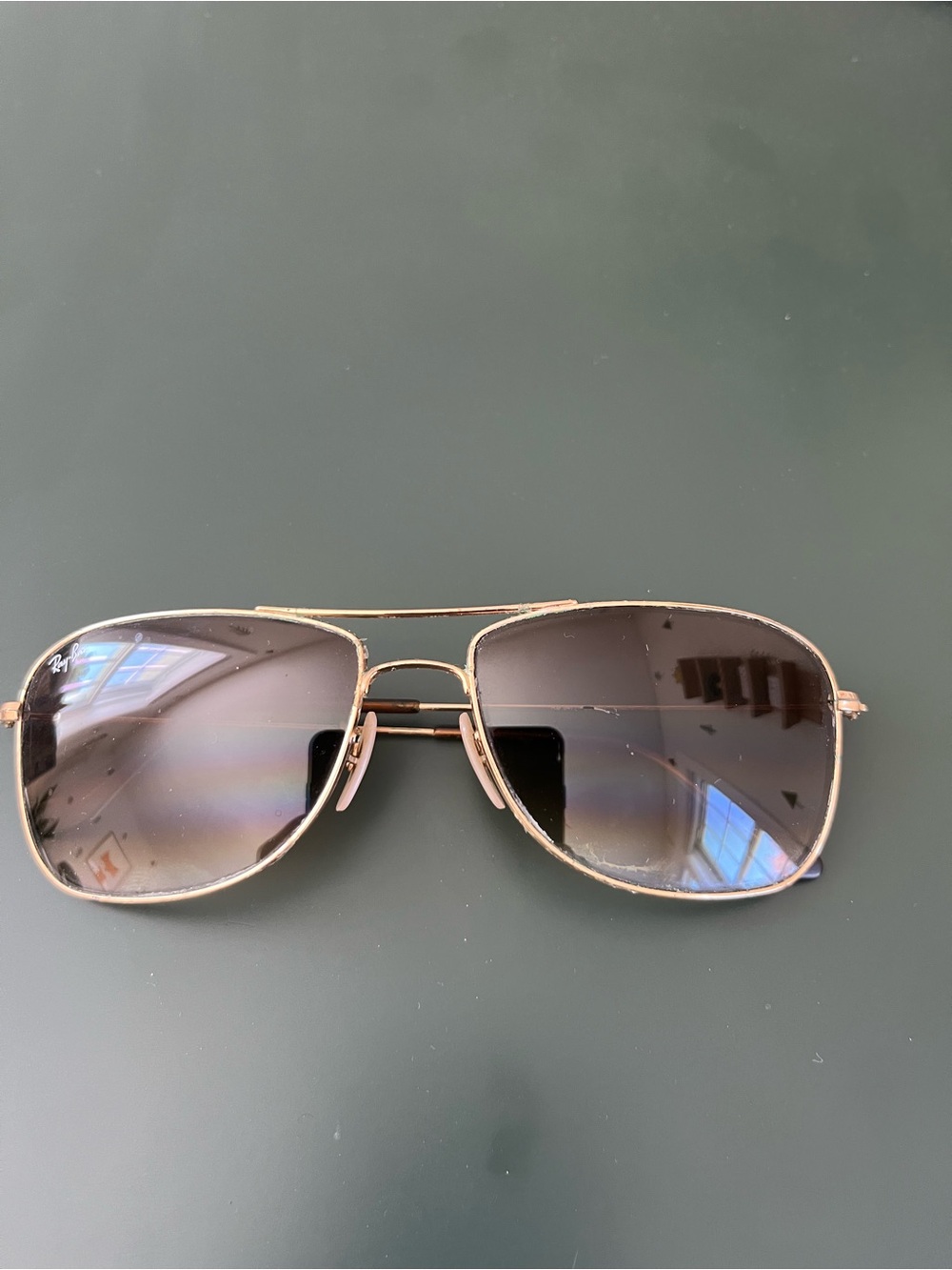 Ray-Ban Aviator Sunglasses — Gold Frame with Brown Lenses